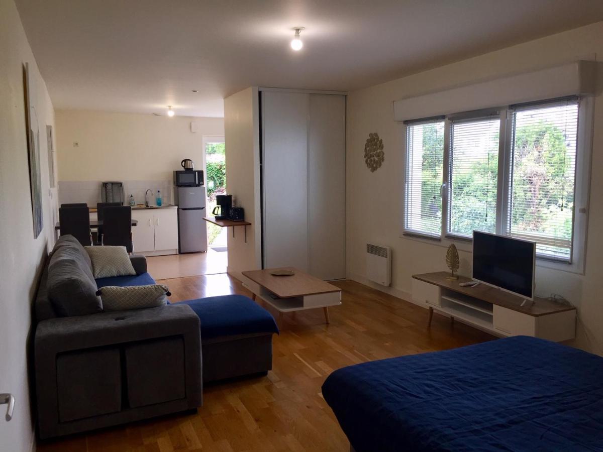 T1 Bis Proche Du Centre Avec Terrasse Apartman Saint-Brieuc Kültér fotó